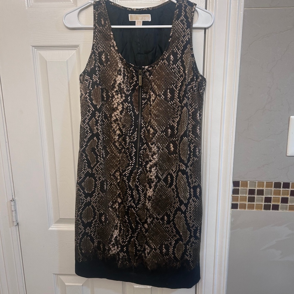 Michael Kors snake  Print Dress – Worn Once